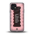 mental health first back phone cover | glass case for nothing phone 1
