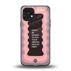 mental health first back phone cover | glass case for nothing phone 1