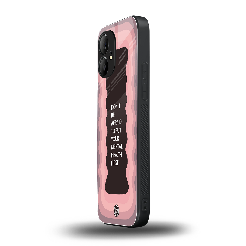 mental health first back phone cover | glass case for nothing phone 1