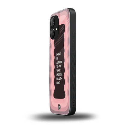 mental health first back phone cover | glass case for nothing phone 1