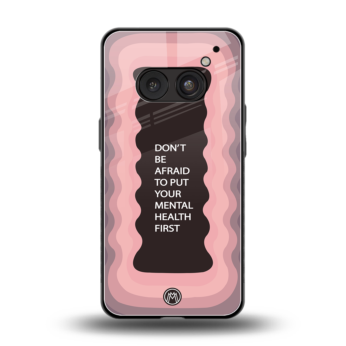 mental health first back phone cover | glass case for nothing phone 2a