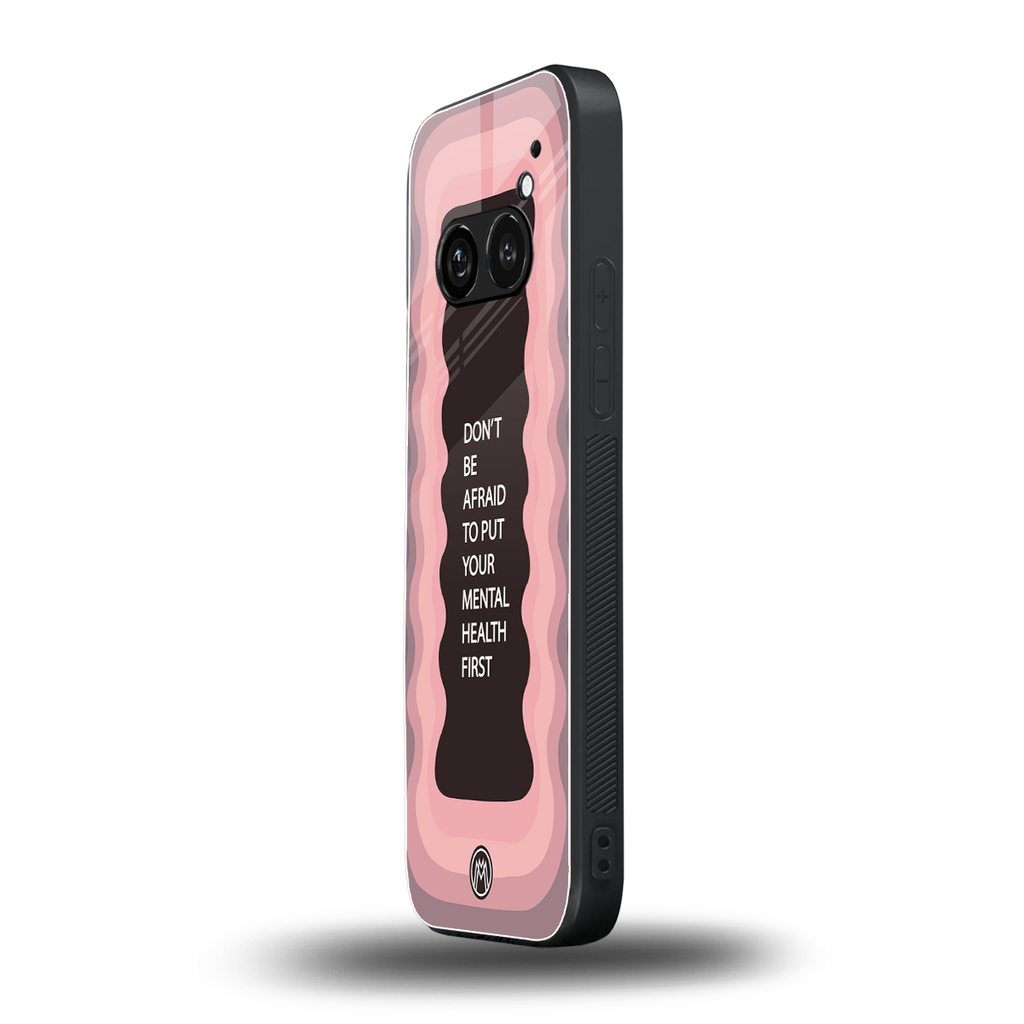 mental health first back phone cover | glass case for nothing phone 2a