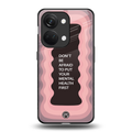 mental health first back phone cover | glass case for oneplus nord 3