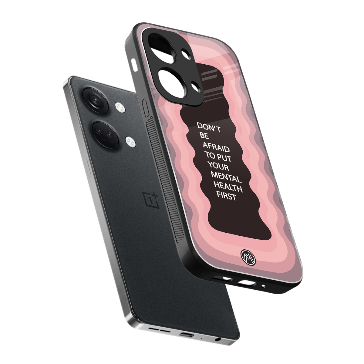 mental health first back phone cover | glass case for oneplus nord 3