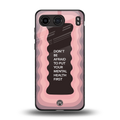 mental health first back phone cover | glass case for oneplus nord 4