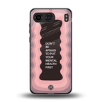 mental health first back phone cover | glass case for oneplus nord 4