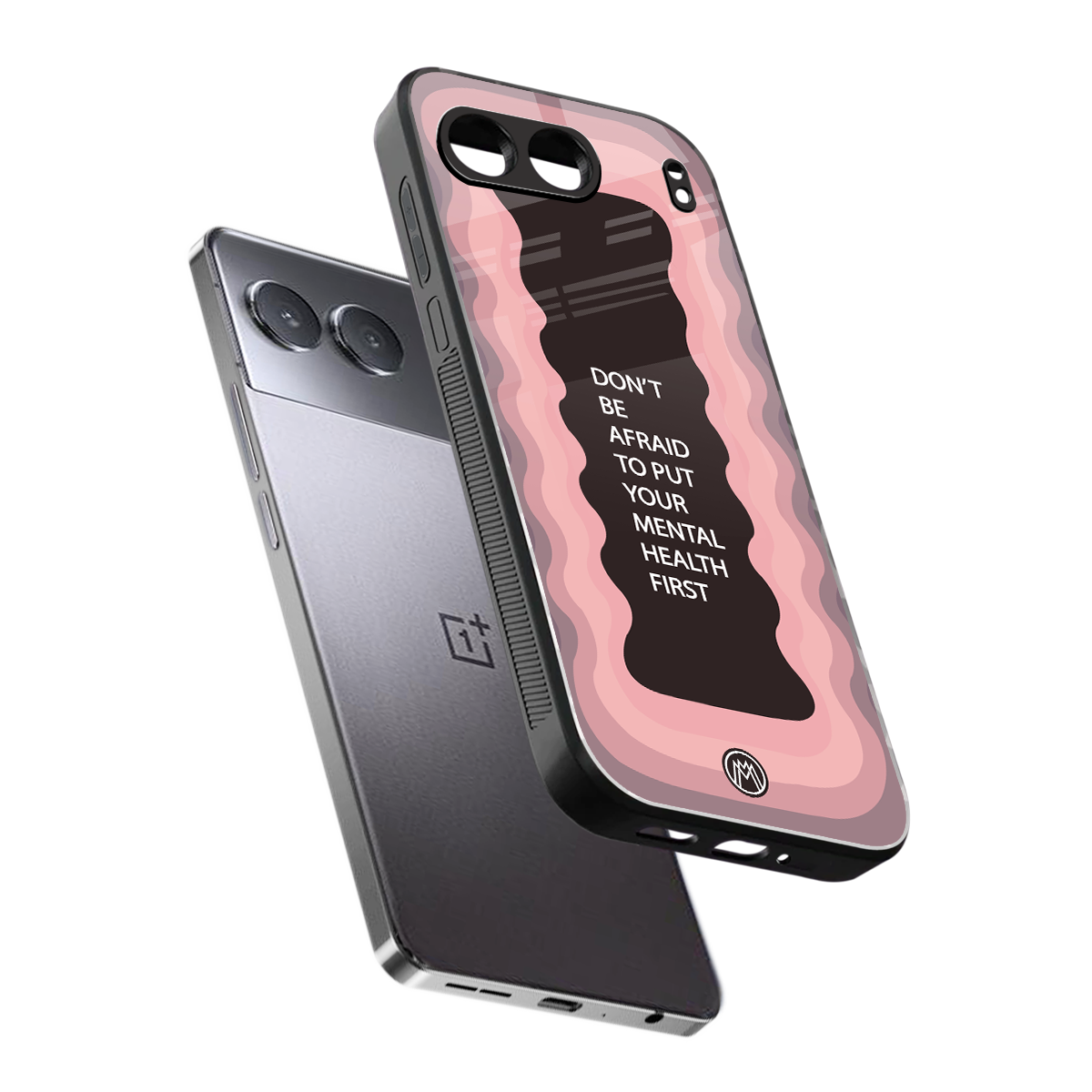 mental health first back phone cover | glass case for oneplus nord 4