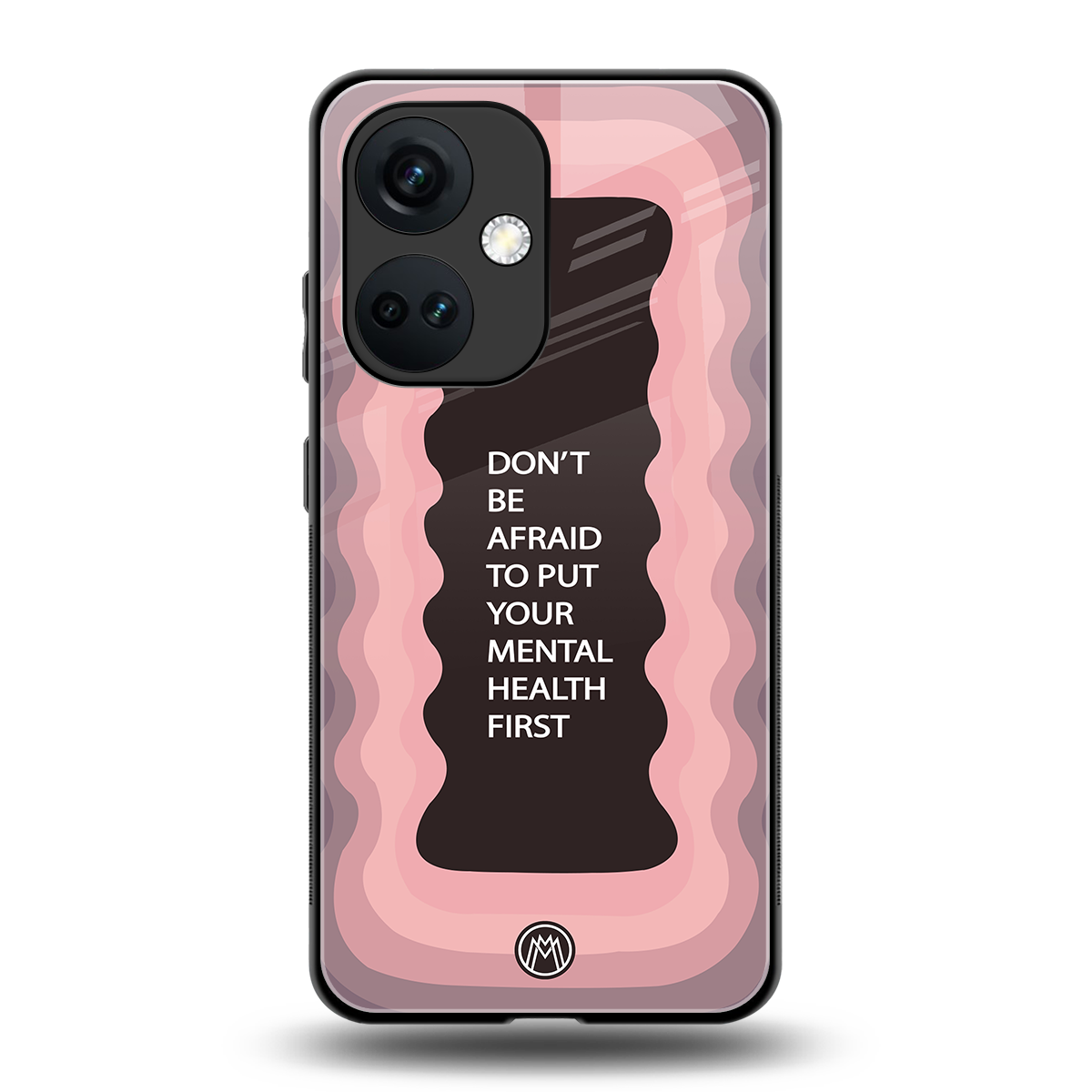 mental health first back phone cover | glass case for oneplus nord ce 3