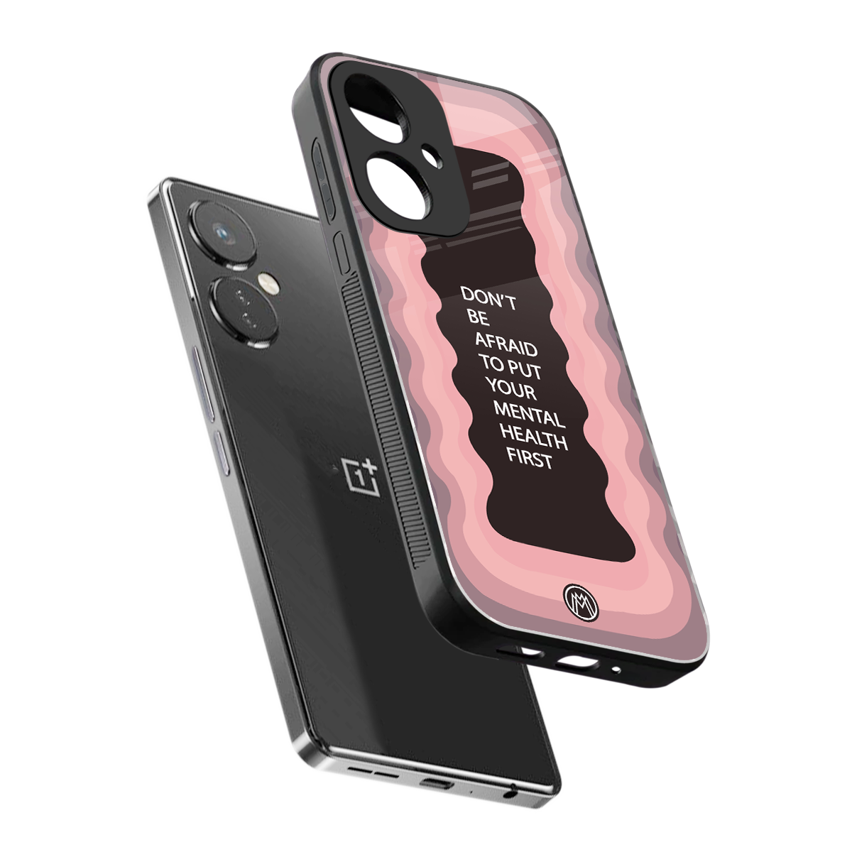 mental health first back phone cover | glass case for oneplus nord ce 3