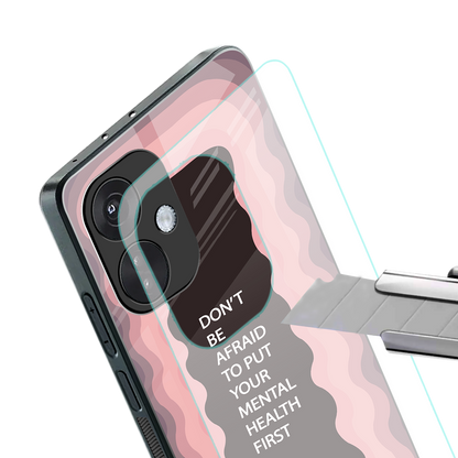 mental health first back phone cover | glass case for oneplus nord ce 3