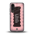 mental health first back phone cover | glass case for oneplus nord ce 4 lite