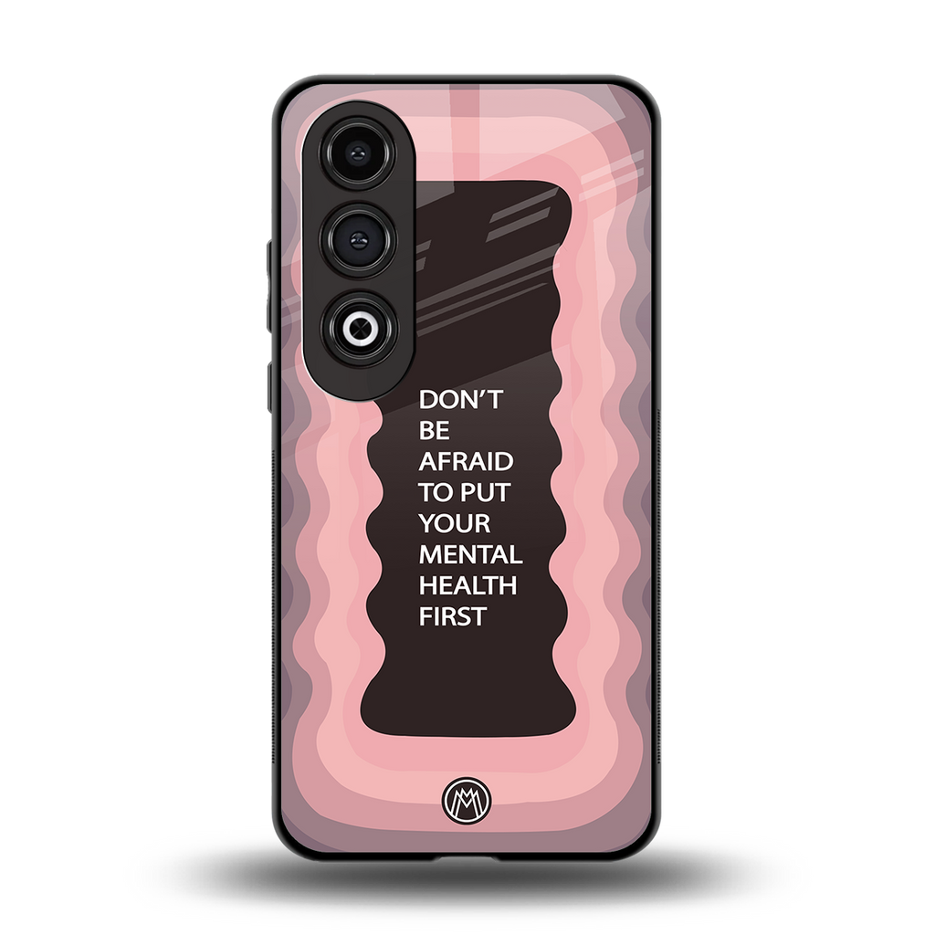 mental health first back phone cover | glass case for oneplus nord ce 4