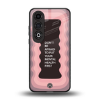 mental health first back phone cover | glass case for oneplus nord ce 4
