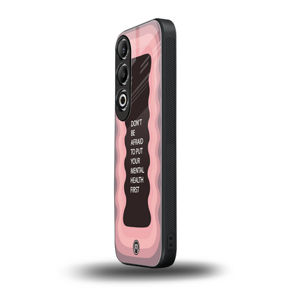 mental health first back phone cover | glass case for oneplus nord ce 4
