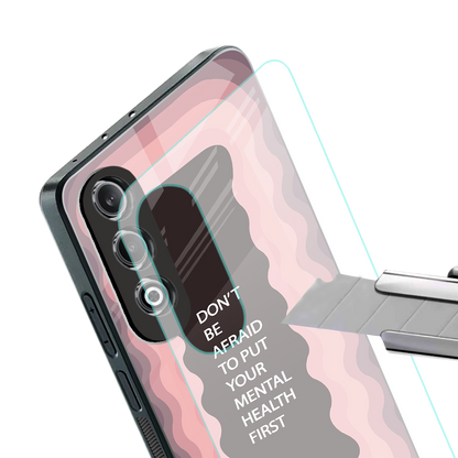 mental health first back phone cover | glass case for oneplus nord ce 4