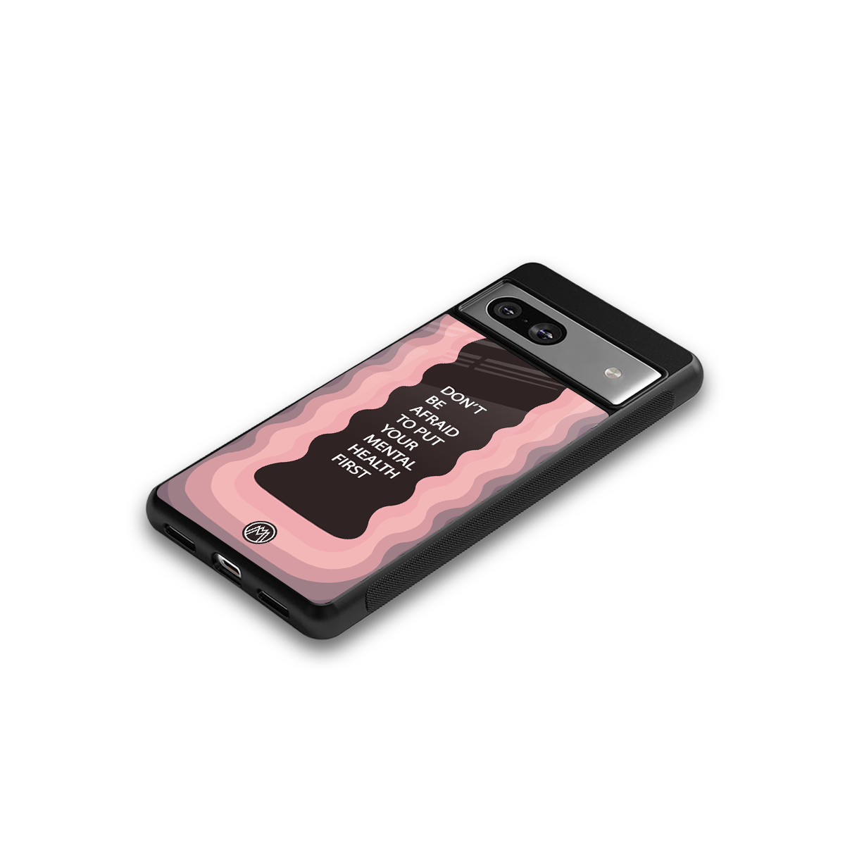 mental health first back phone cover | glass case for Google Pixel 7