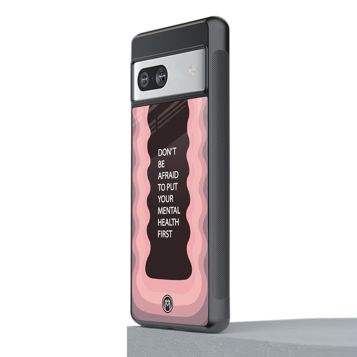 mental health first back phone cover | glass case for Google Pixel 7