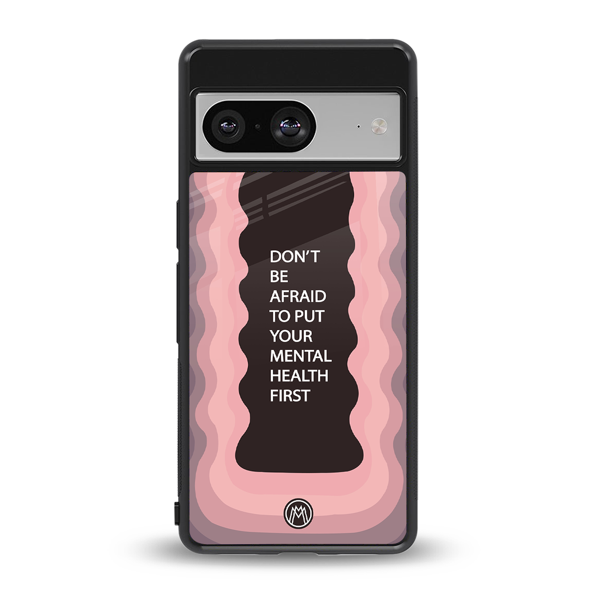 mental health first back phone cover | glass case for Google Pixel 8