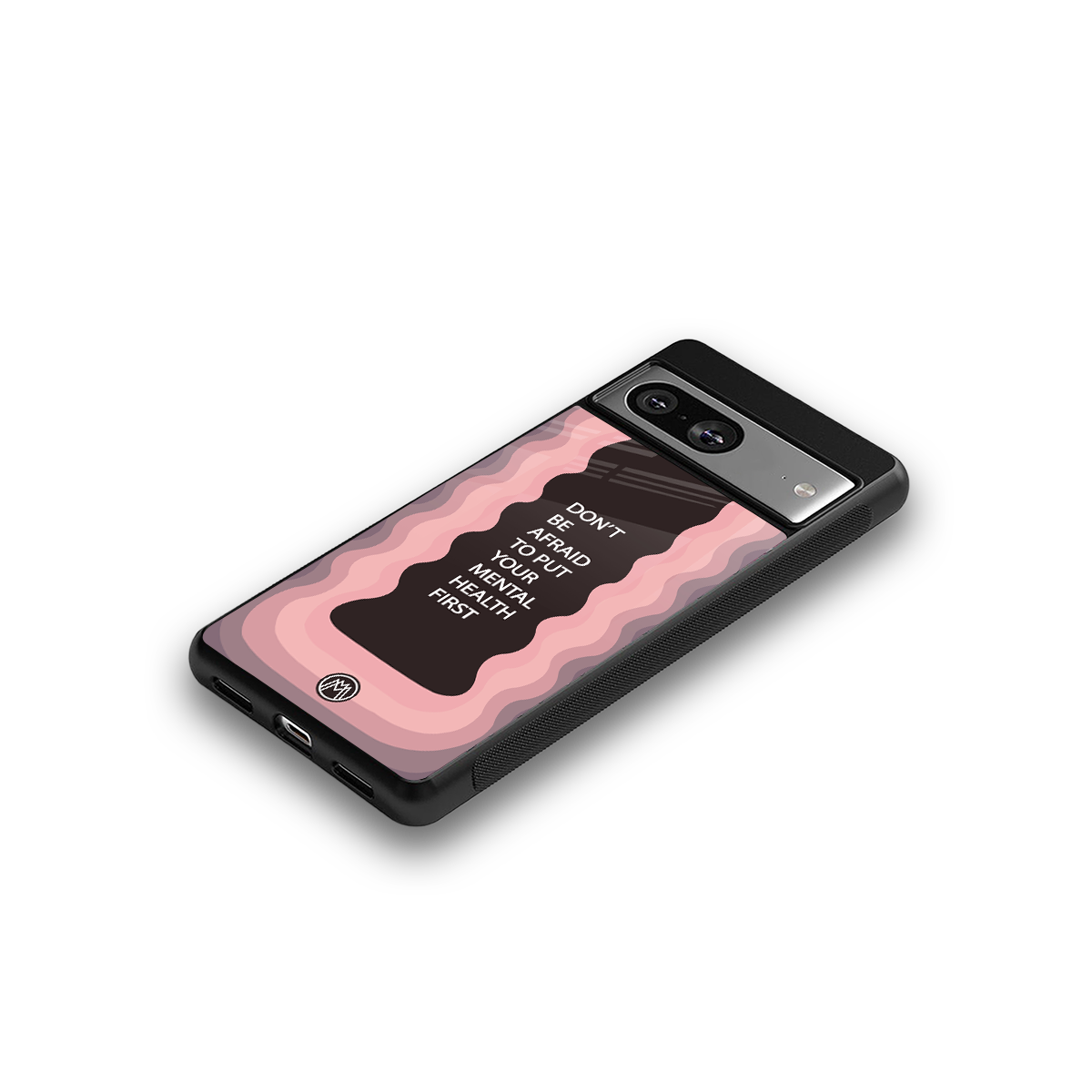 mental health first back phone cover | glass case for Google Pixel 8