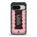 mental health first back phone cover | glass case for google pixel 9