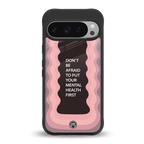 mental health first back phone cover | glass case for google pixel 9 pro