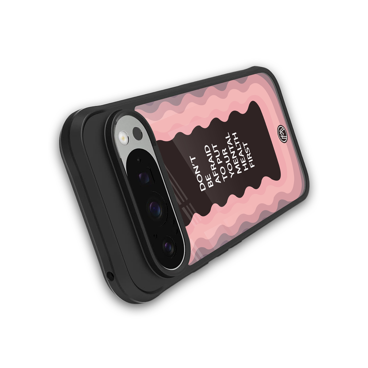 mental health first back phone cover | glass case for google pixel 9 pro