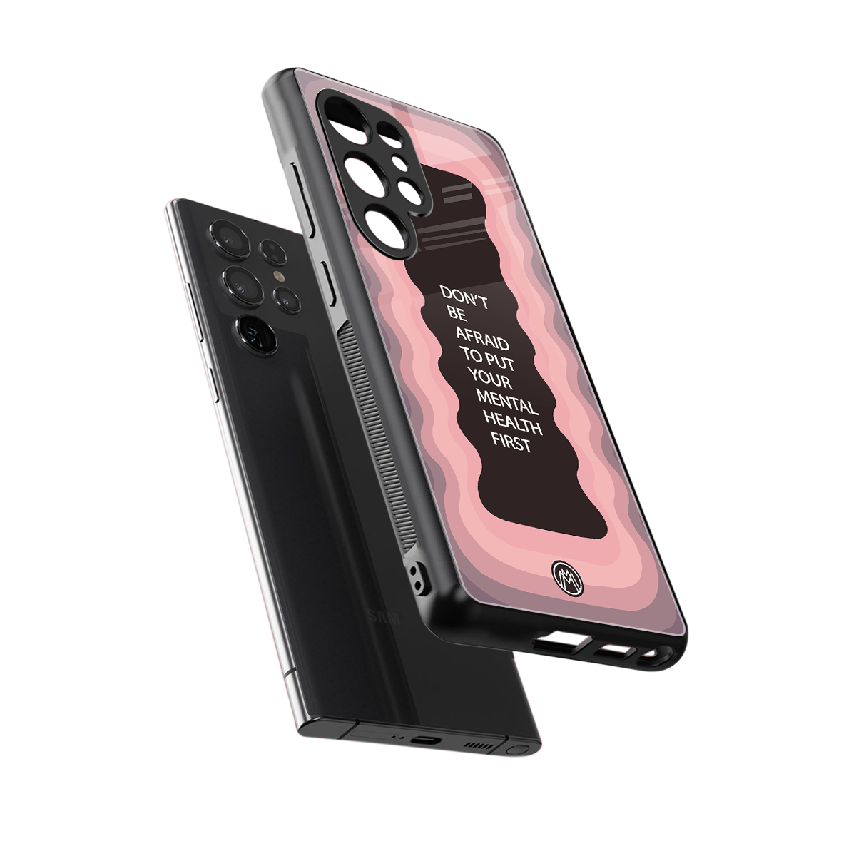 mental health first back phone cover | glass case for samsung galaxy s25 ultra