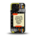 mental health back phone cover | glass case for iphone 13 pro