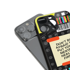 mental health back phone cover | glass case for iphone 15 pro max