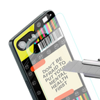 mental health back phone cover | glass case for iphone 16e