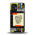 mental health back phone cover | glass case for nothing phone 2