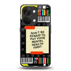 mental health back phone cover | glass case for oneplus nord 3