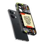 mental health back phone cover | glass case for oneplus nord 3