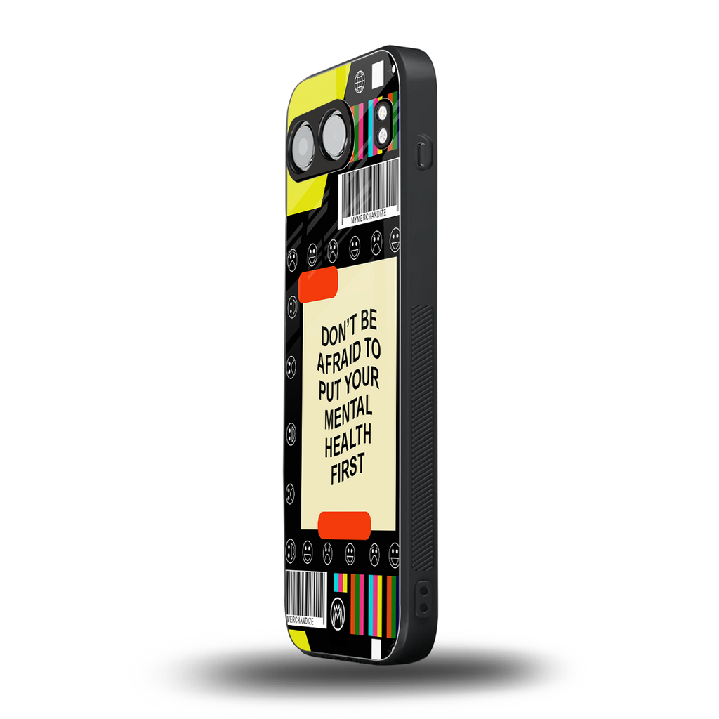mental health back phone cover | glass case for oneplus nord 4