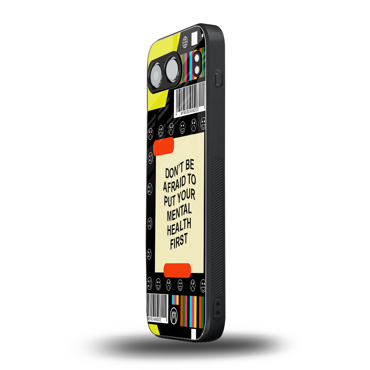 mental health back phone cover | glass case for oneplus nord 4