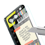 mental health back phone cover | glass case for oneplus nord 4