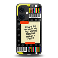 mental health back phone cover | glass case for oneplus nord ce 3