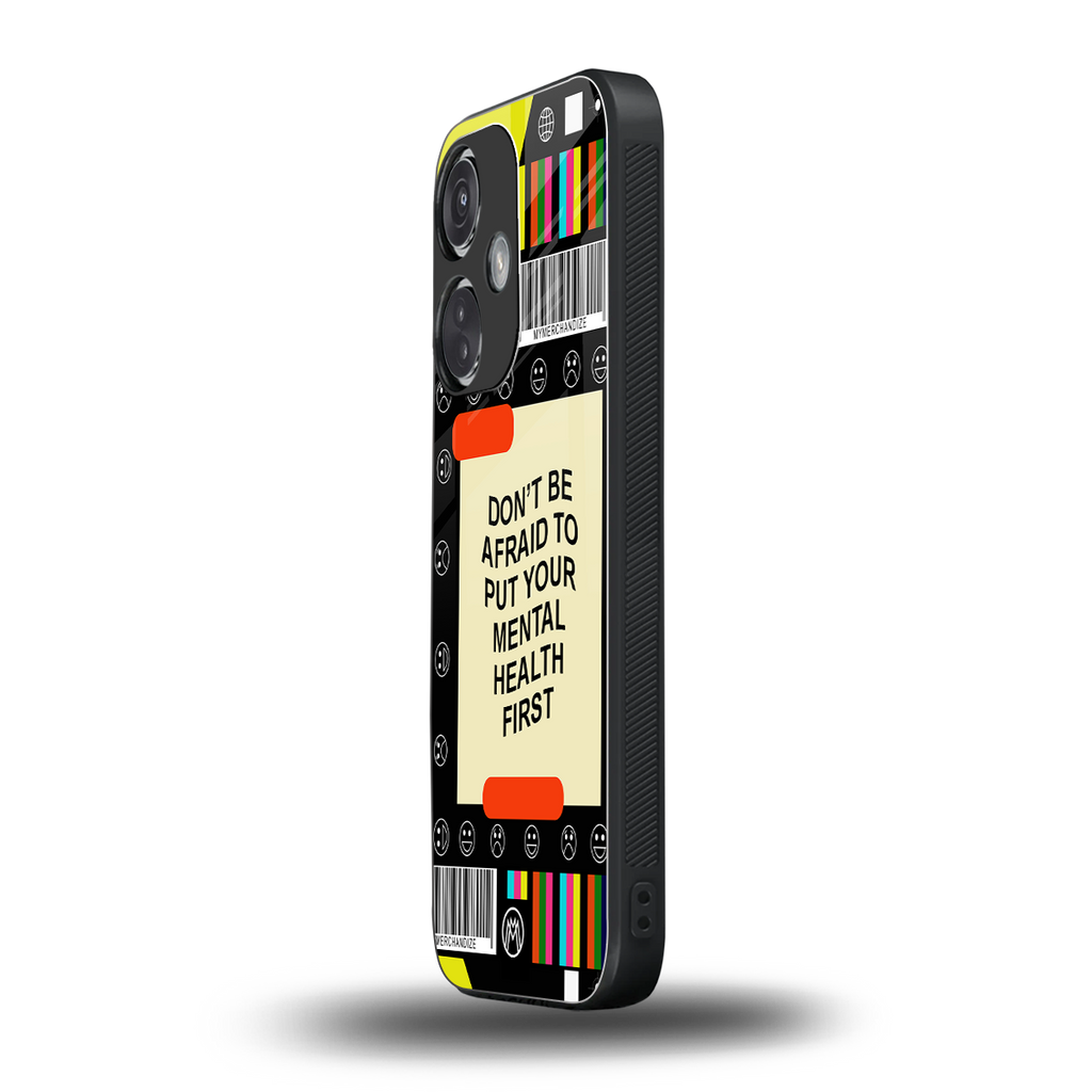 mental health back phone cover | glass case for oneplus nord ce 3