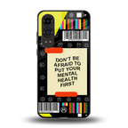 mental health back phone cover | glass case for oneplus nord ce 4 lite