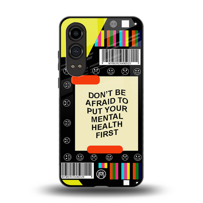 mental health back phone cover | glass case for oneplus nord ce 4 lite