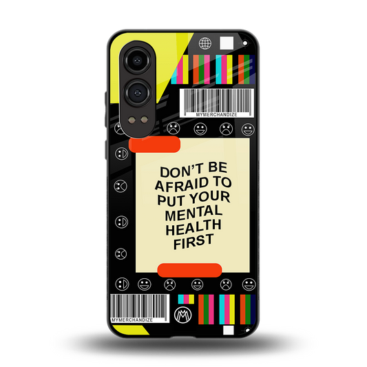 mental health back phone cover | glass case for oneplus nord ce 4 lite