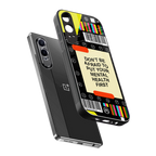 mental health back phone cover | glass case for oneplus nord ce 4 lite