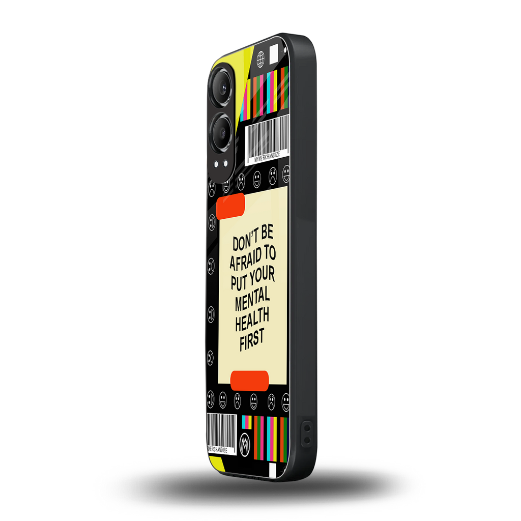 mental health back phone cover | glass case for oneplus nord ce 4 lite
