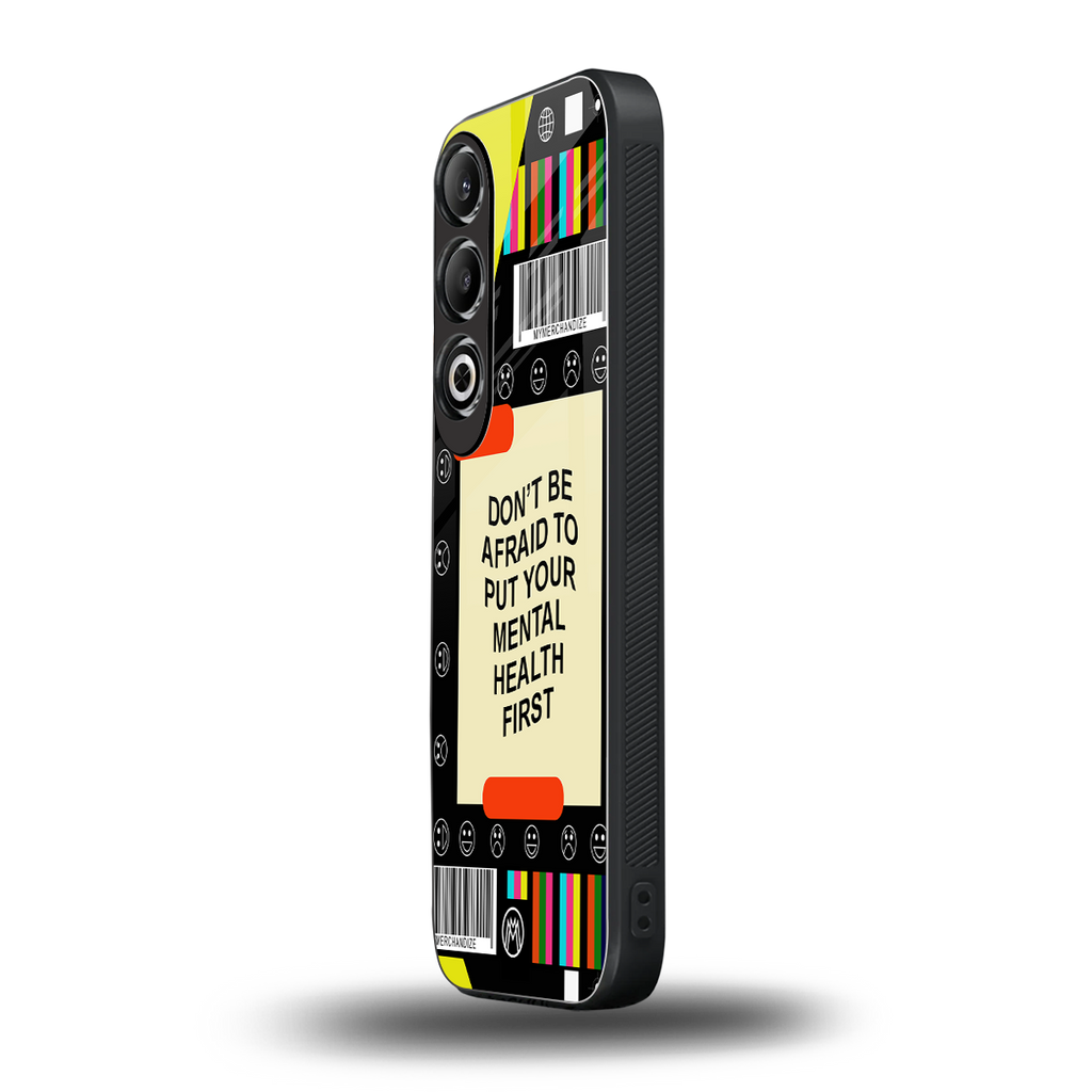 mental health back phone cover | glass case for oneplus nord ce 4