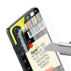 mental health back phone cover | glass case for oneplus nord ce 4