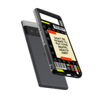 mental health back phone cover | glass case for google pixel 6 pro