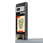 mental health back phone cover | glass case for Google Pixel 7