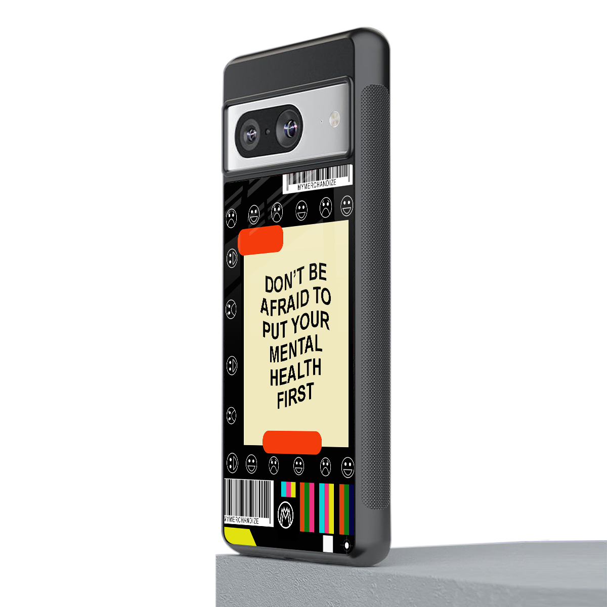 mental health back phone cover | glass case for Google Pixel 8