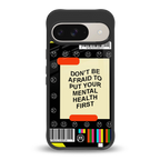 mental health back phone cover | glass case for google pixel 9
