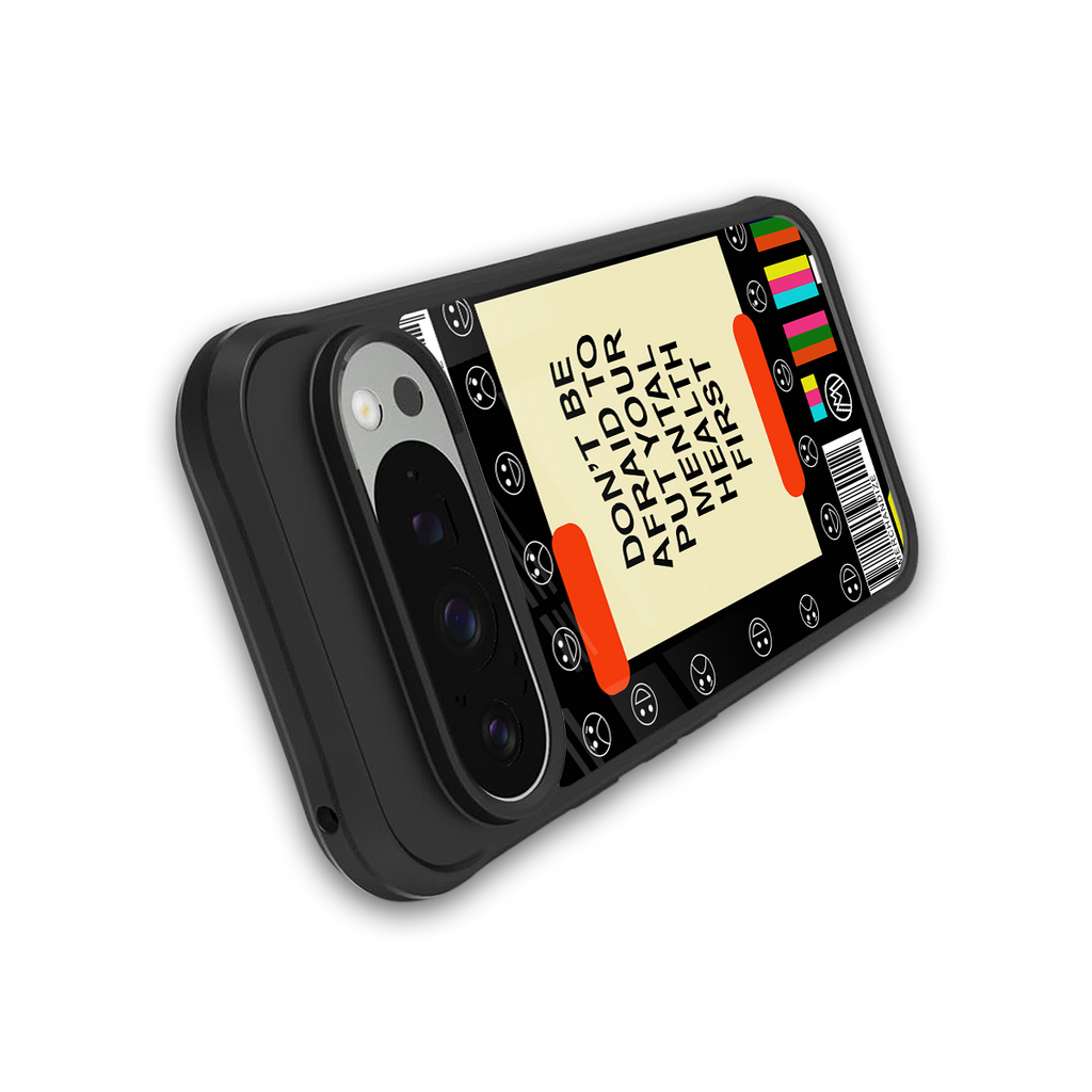 mental health back phone cover | glass case for google pixel 9 pro xl